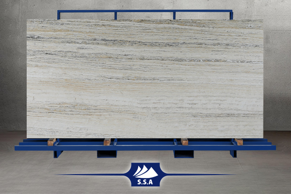 تراورتن خط مشکی تیتانیوم عباس آباد